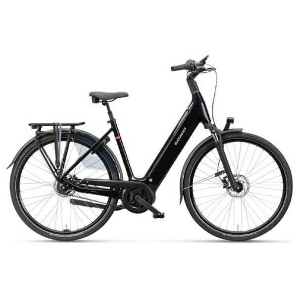 Batavus Finez E-Go Power Exclusiv Zwart Glans Lage instap 2025-53 cm