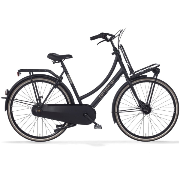 Cortina U4 Transport Jet Black Matt Dames 2025-57 cm