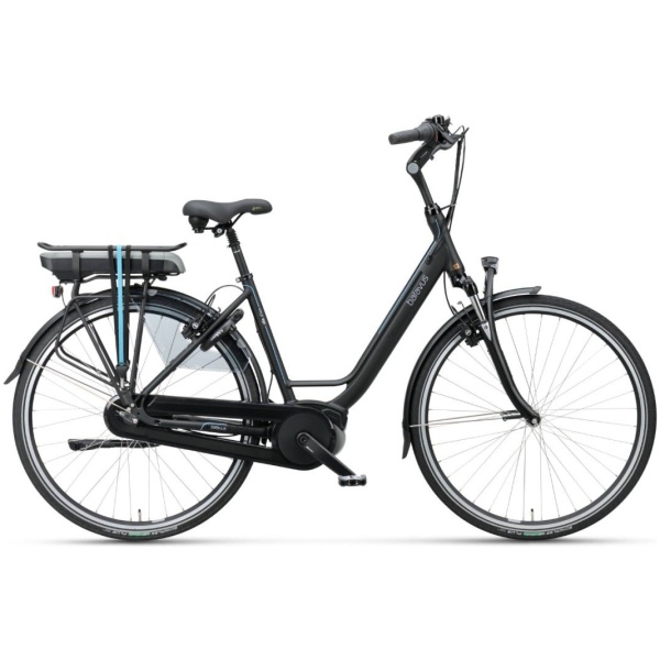 Batavus Wayz E-go Active Plus 400Wh Zwart Mat Lage instap 2022-53 cm