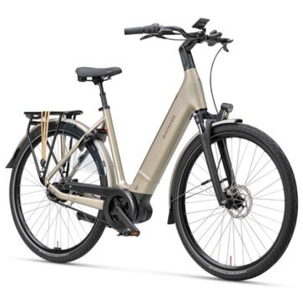 Batavus Finez E-Go Power Exclusiv Champagne Goud Glans LAGEINSTAP 2024-57 cm - Afbeelding 2