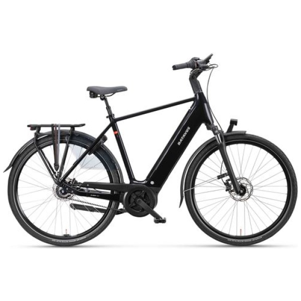 Batavus Finez E-Go Power Exclusiv Zwart Glans Heren 2025-57 cm