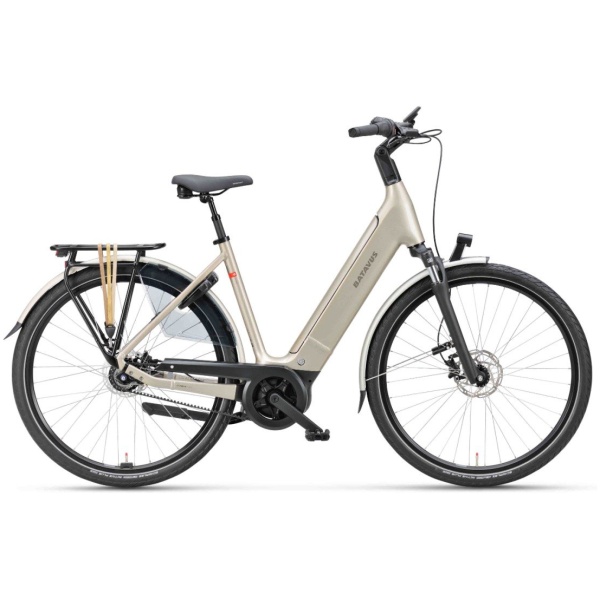 Batavus Finez E-Go Power Exclusiv Champagne Goud Glans Lageinstap 2025-57 cm