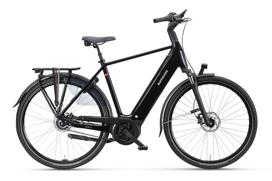 Batavus Finez E-Go Power Exclusiv Zwart Glans Heren 2025-53 cm - Afbeelding 3