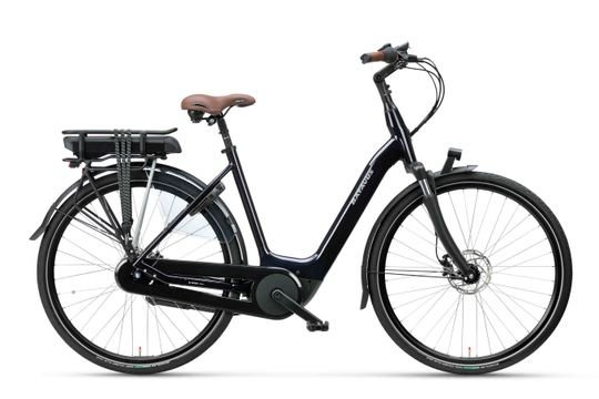 Batavus Finez E-go Active Plus (UITLEENFIETS) Donkerblauw Lage instap 2023-53 cm - Afbeelding 2